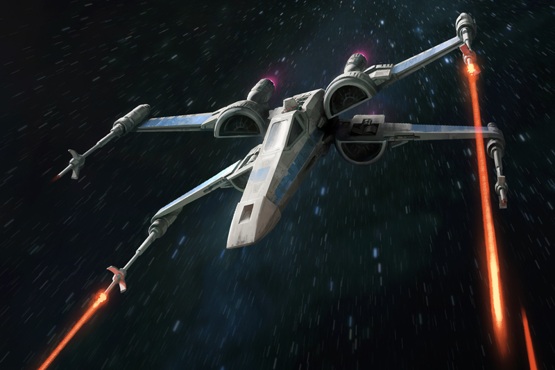 Illustration for article titled Star Wars Space Battle Has No Chill